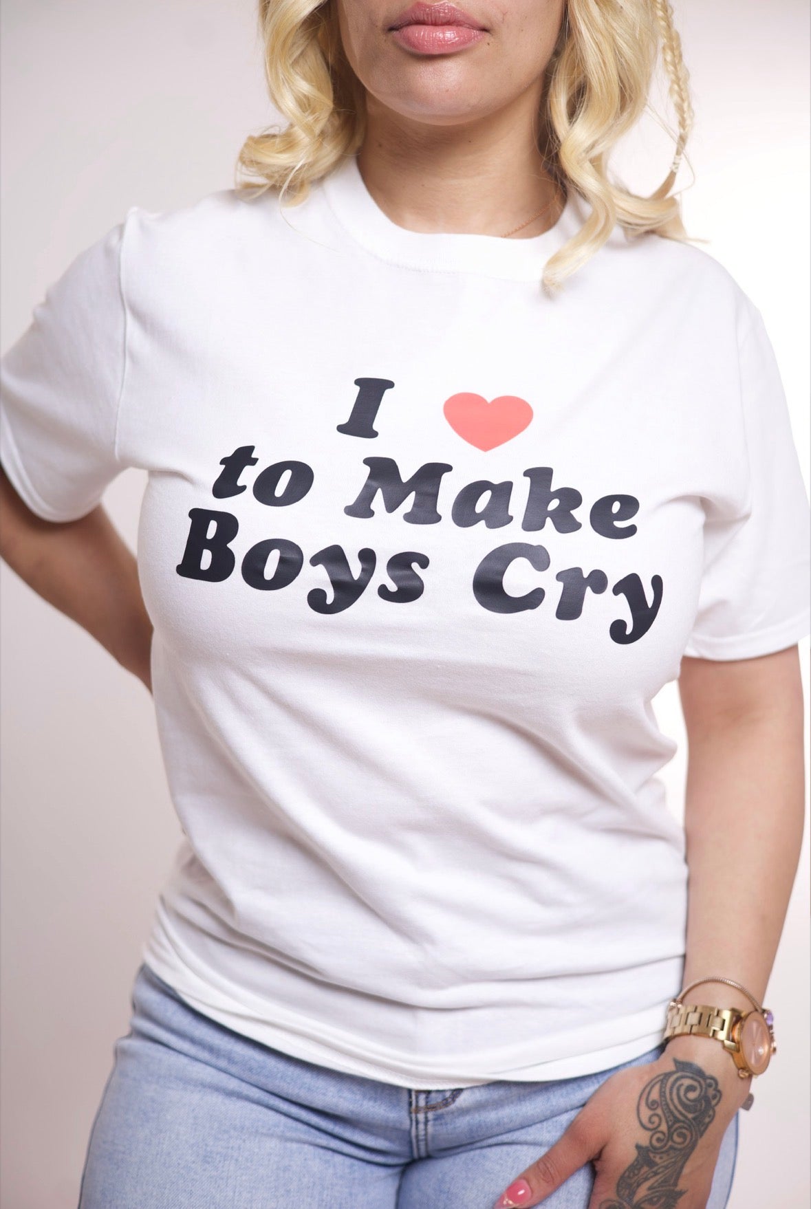 Make Boys Cry Graphic Tee
