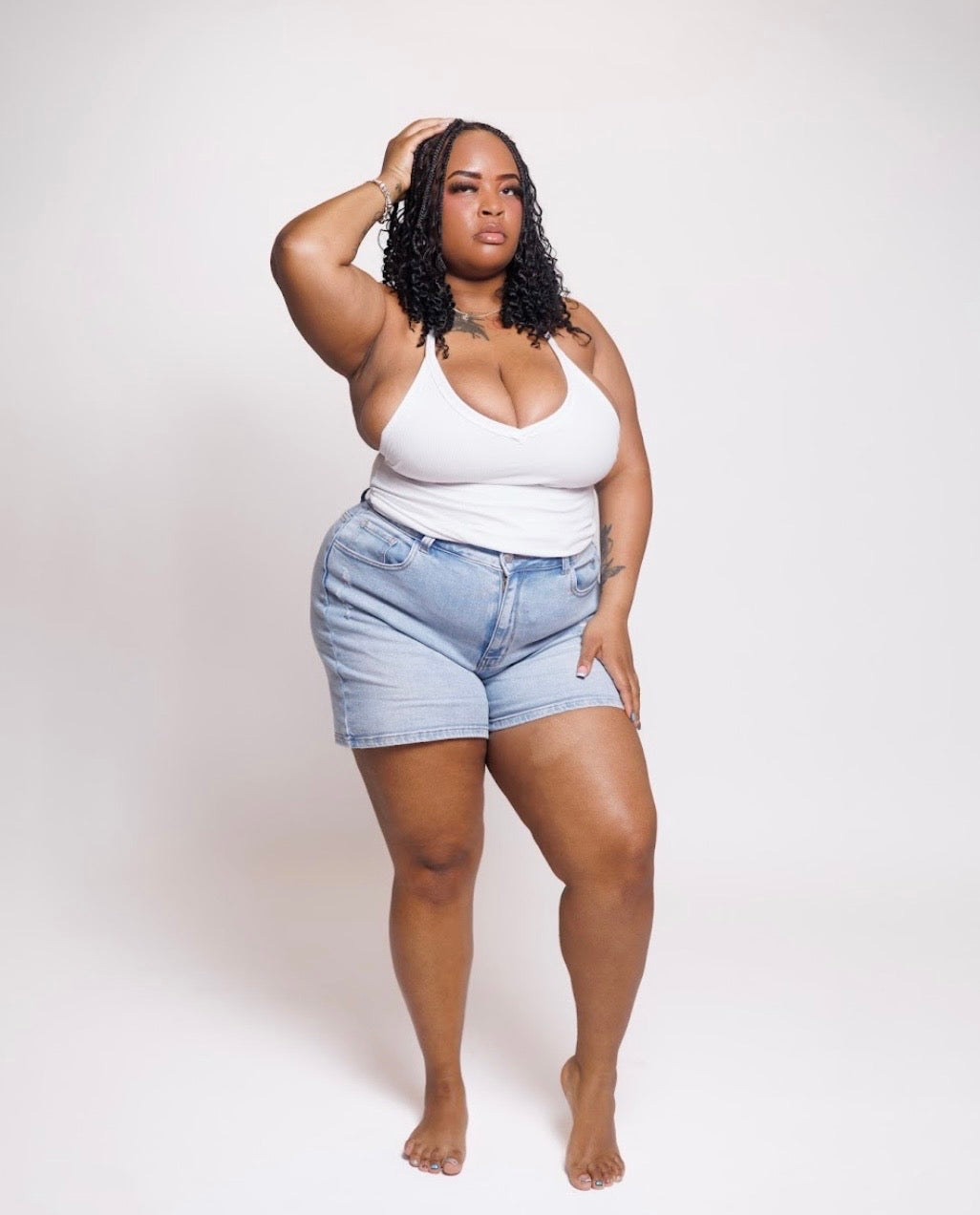 Baddie with Class Denim Shorts