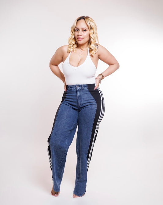 Hybrid Track Denim Jeans