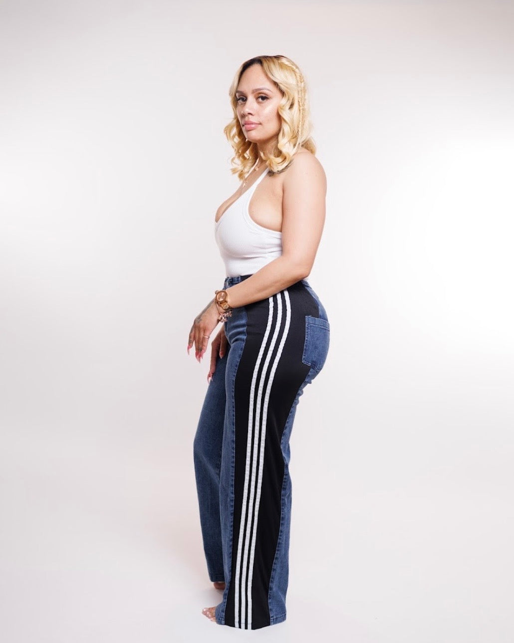 Hybrid Track Denim Jeans